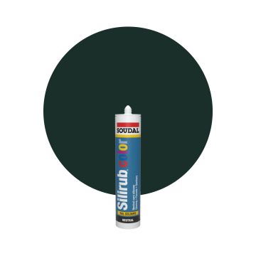 Soudal Silirub Color - RAL 6009 Dennengroen