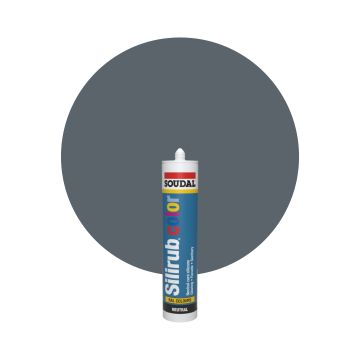 Soudal Silirub Color - RAL 7011 IJzergrijs