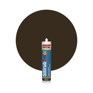 Soudal Silirub Color - RAL 8014 Sepiabruin