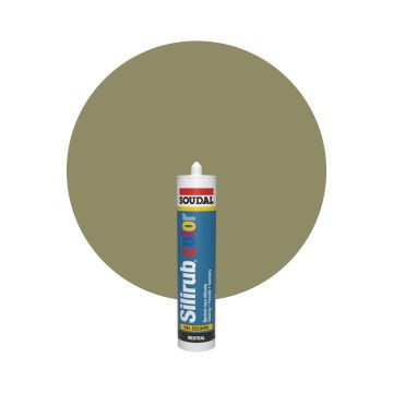 Soudal Silirub Color - RAL 7030 Steengrijs