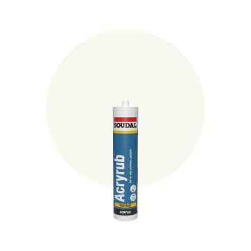 Soudal Acryrub Wit Acrylaatkit 310ml