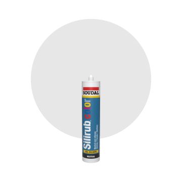 Soudal Silirub Color - RAL 9002 Grijswit
