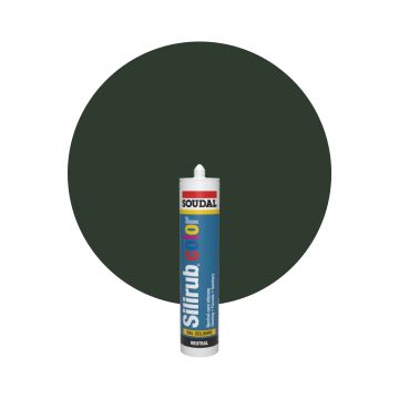 Soudal Silirub Color - RAL 6022 Olijfgroen