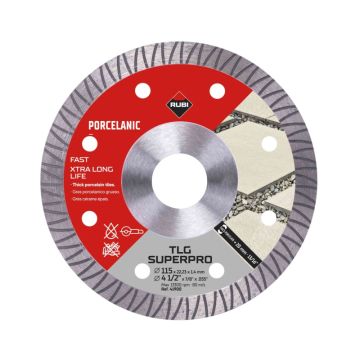 Rubi TLG Diamantschijf Zagen en slijpen 115mm