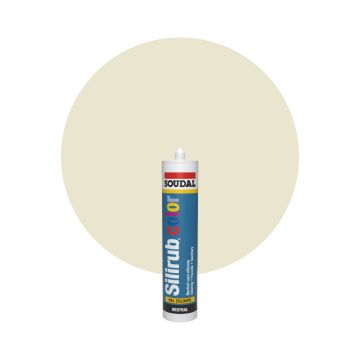 Soudal Silirub Color - RAL 1013 Parelwit