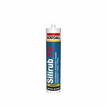 Soudal Silirub P2 Transparant 310ml