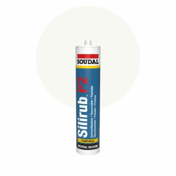Soudal Silirub P2 - RAL 9010 Zuiverwit