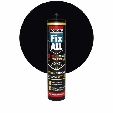 Soudal Fix-All X-Treme Power Express Zwart 280ml