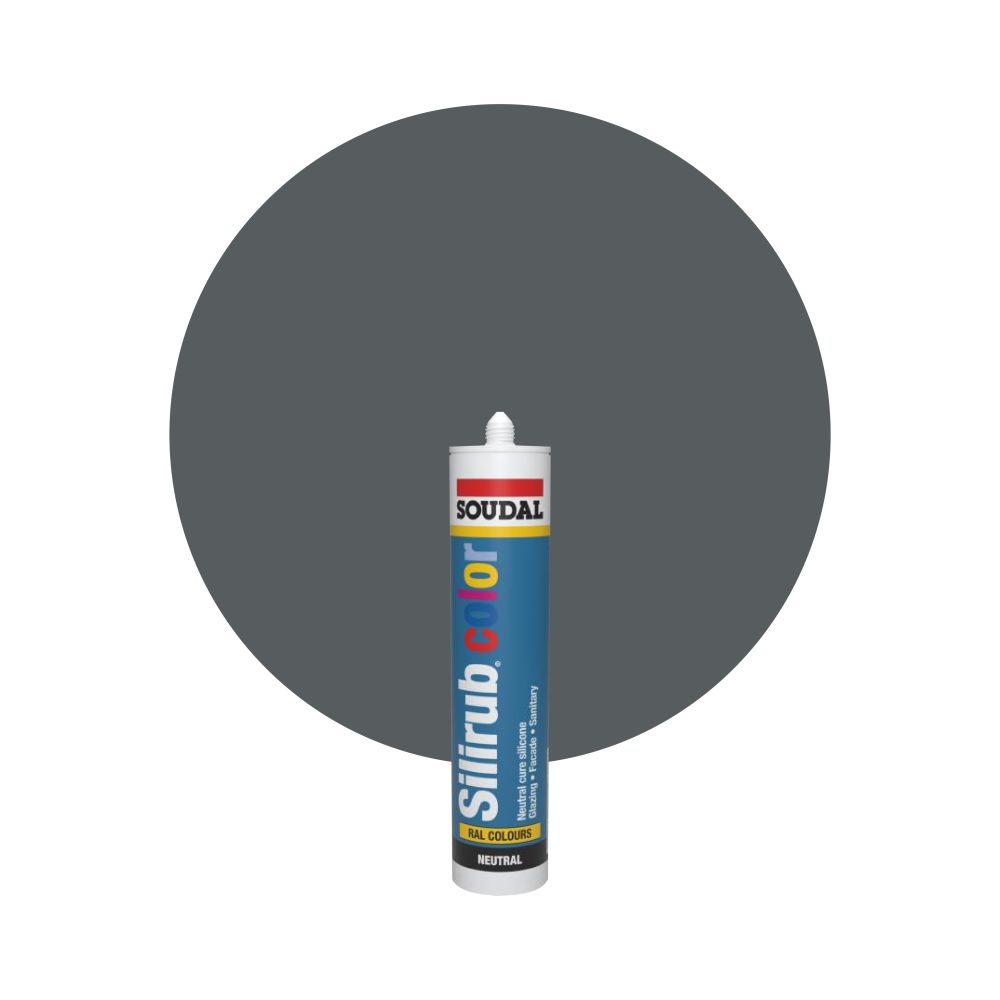 Soudal Silirub Color - RAL 7012 Bazaltgrijs main product photo