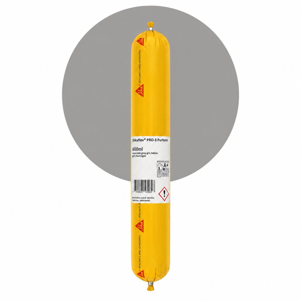 Sikaflex PRO-3 Purform 600ml - Betongrijs main product photo