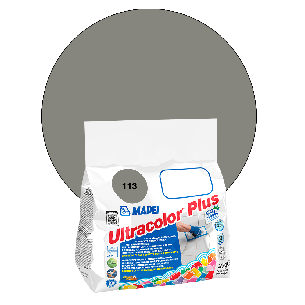 Mapei Ultracolor Plus - 113 Cement Grijs, 2 kg main product photo