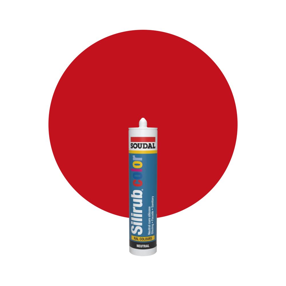 Soudal Silirub Color - RAL 3020 Verkeersrood main product photo