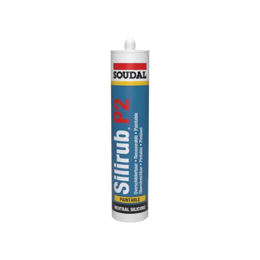Soudal Silirub P2 - RAL 9010 Zuiverwit main product photo