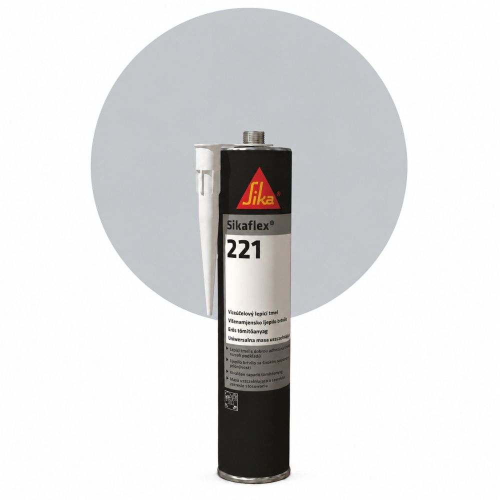 Sikaflex 221 - Lichtgrijs, 300 ml main product photo