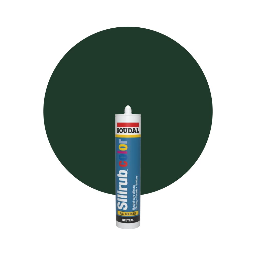 Soudal Silirub Color - RAL 6005 Mosgroen main product photo