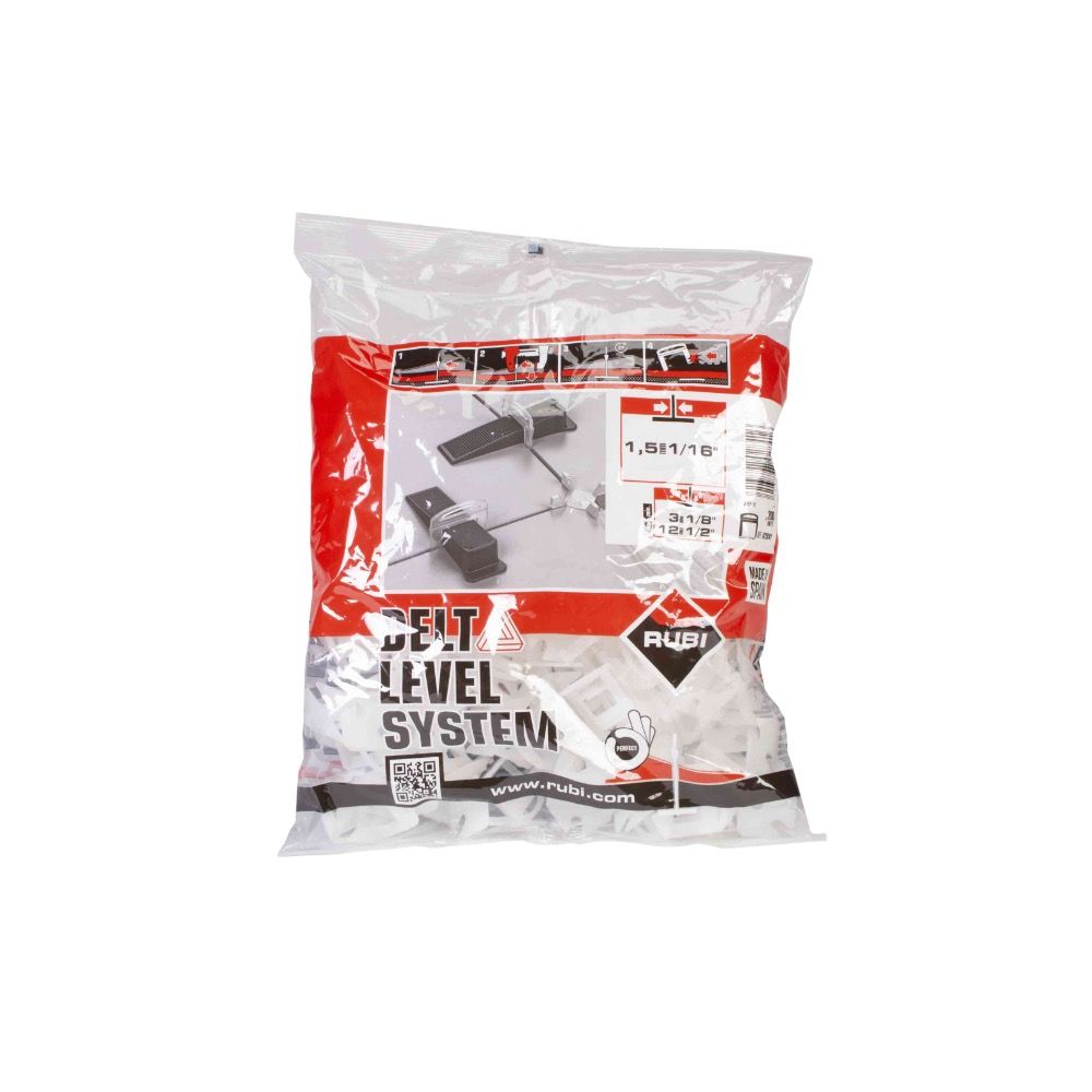 Rubi Delta Level Systeem Clip 3-12mm - 2 mm, 200 main product photo