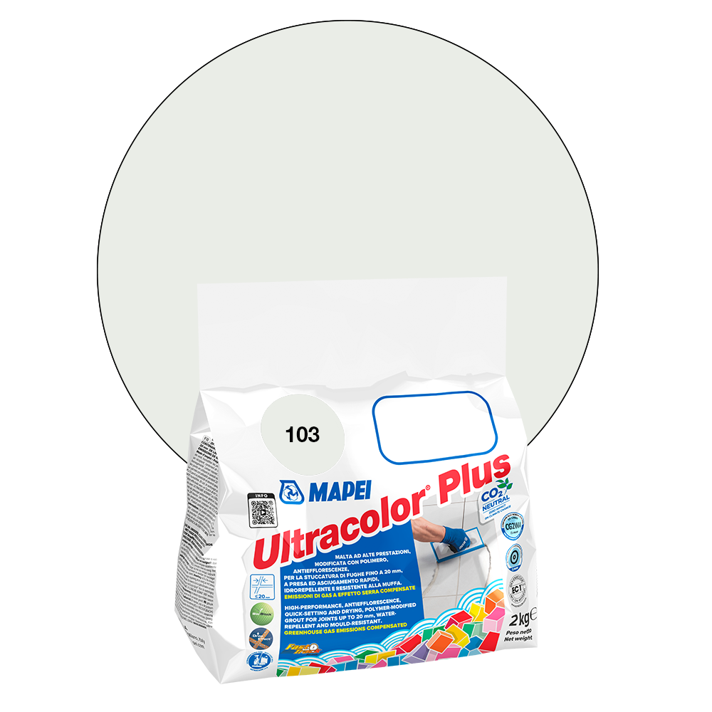 Mapei Ultracolor Plus - 103 Maan Wit, 2 kg main product photo