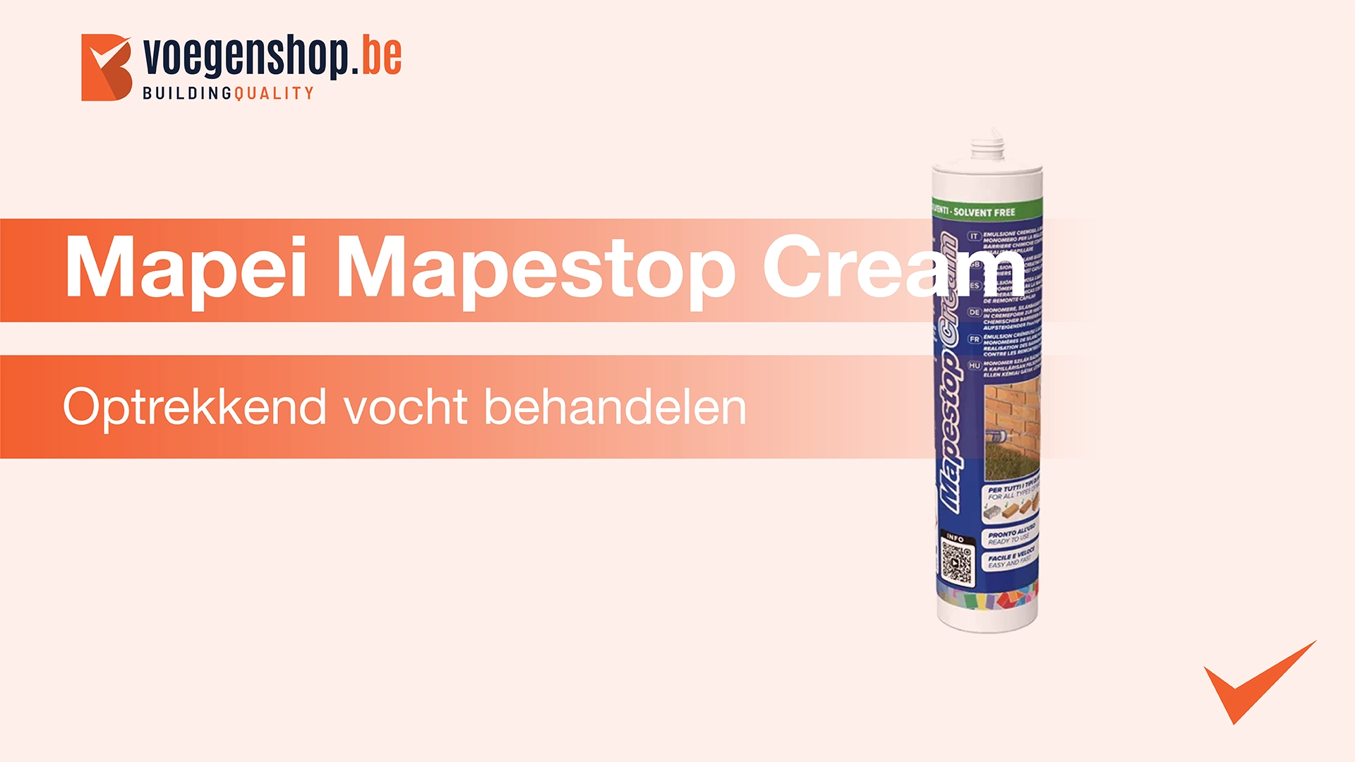 Optrekkend vocht behandelen met Mapei Mapestop Cream: Duurzaam, effectief en zelf te doen