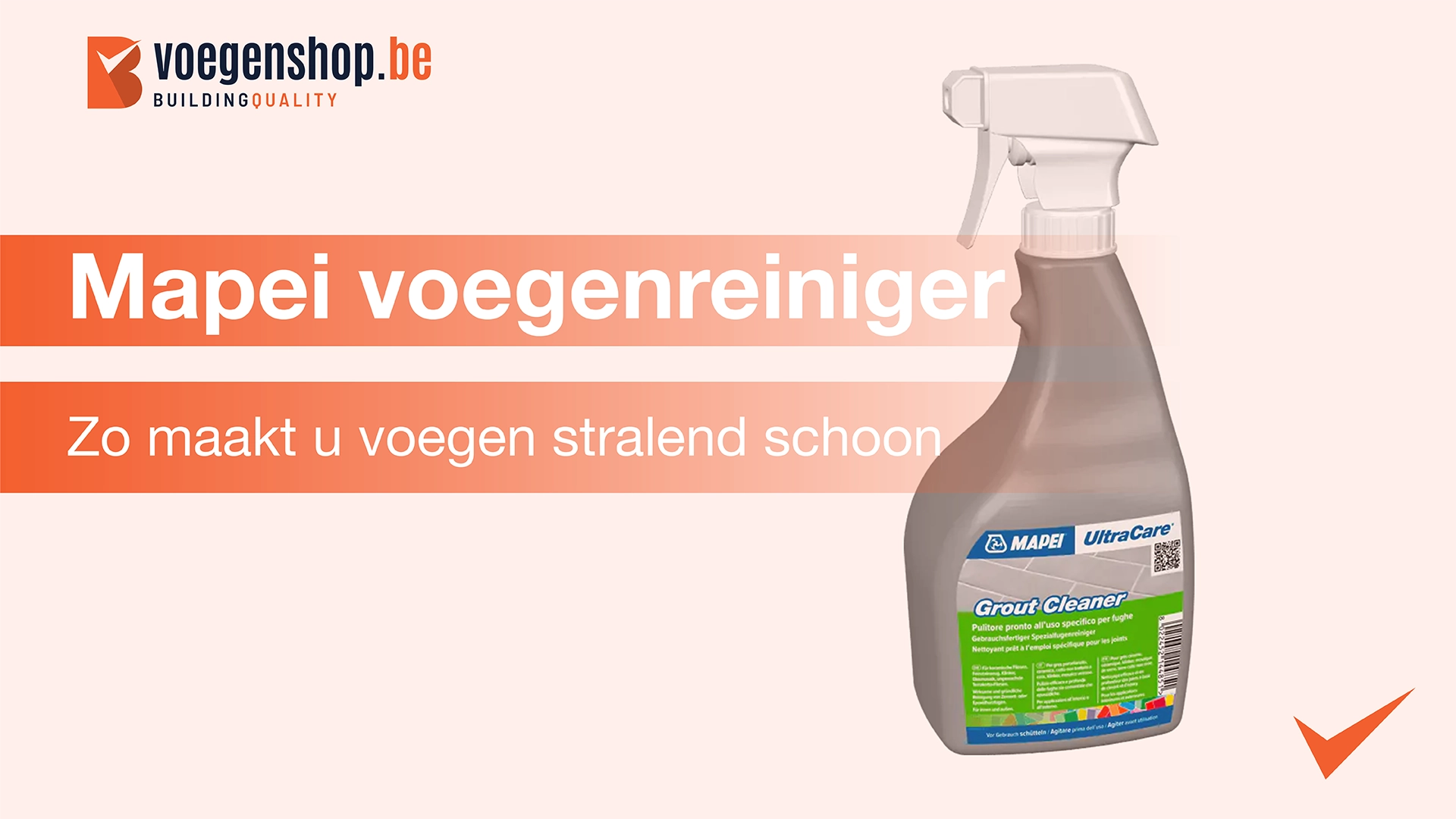 Vieze voegen? Maak ze stralend schoon met Mapei voegenreiniger.